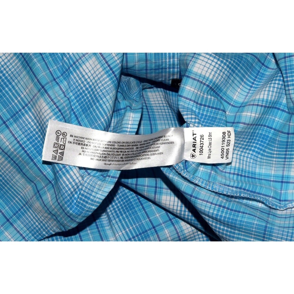 Ariat Pro Series Lyle Classic Men's Long Sleeve Button Down Shirt Size Large - Picture 16 of 16
